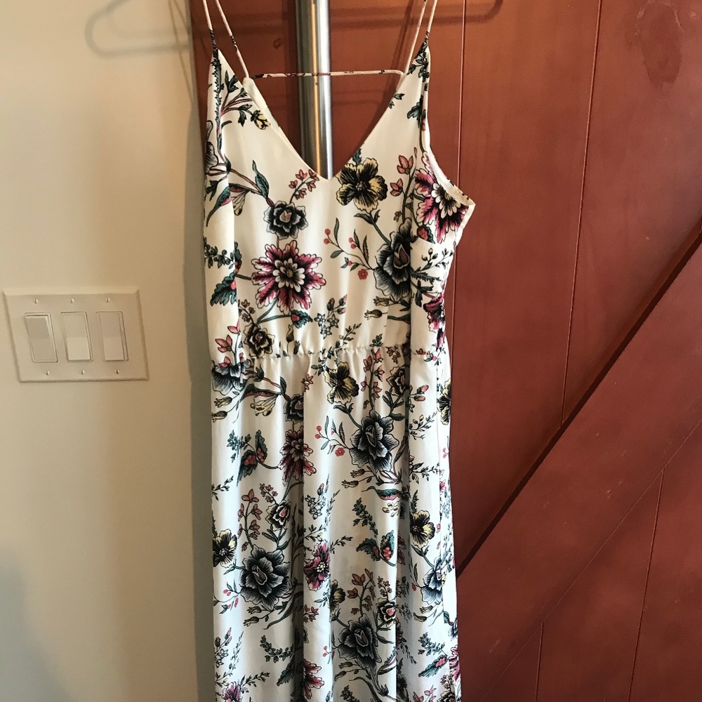 Loft Floral Wallpaper Maxi Dress, 4